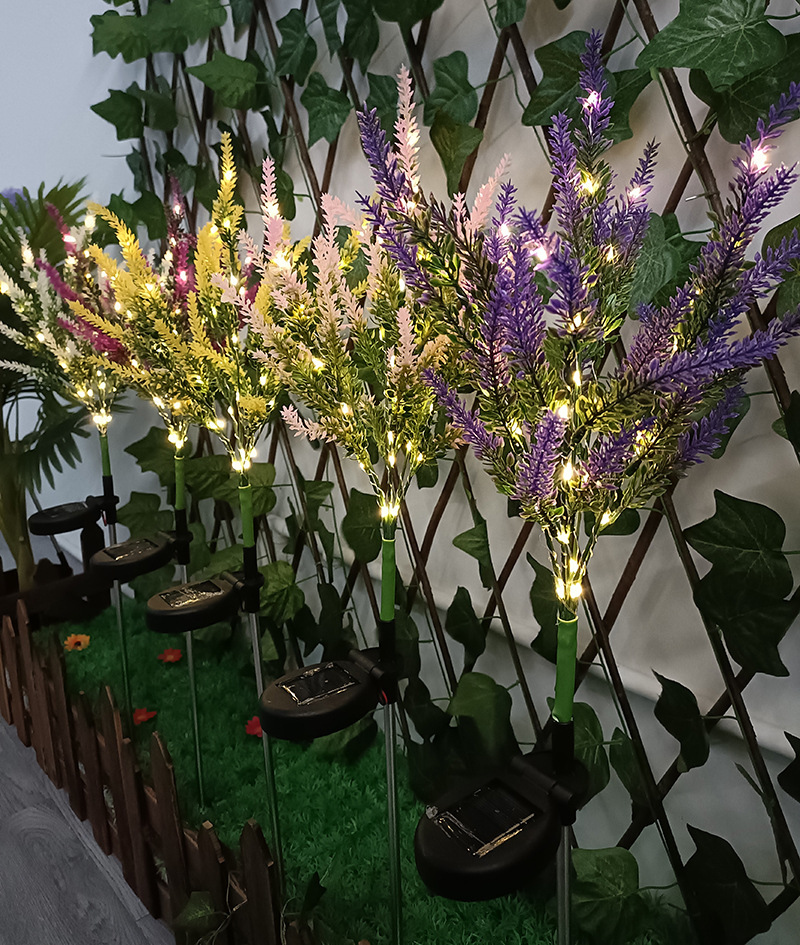 LED Solar Lavender Garden Light 3