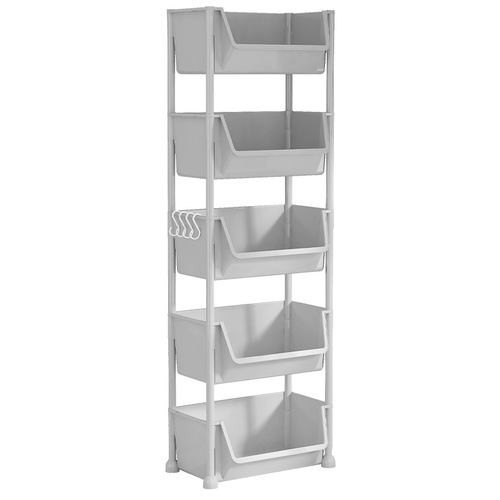 Mobile bathroom cosmetics trolley kitchen storage rack floor-standing multi-layer bookshelf storage rack bedroom storage rack