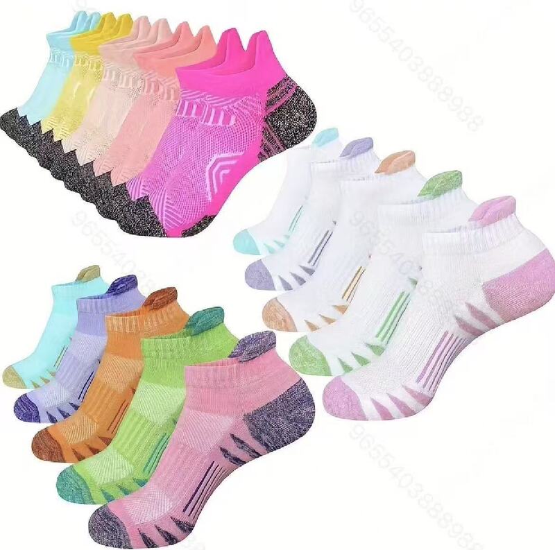 Cross-border socks for men and women with plus size foreign trade wholesale summer mesh breathable socks and ankle running thin foreign trade