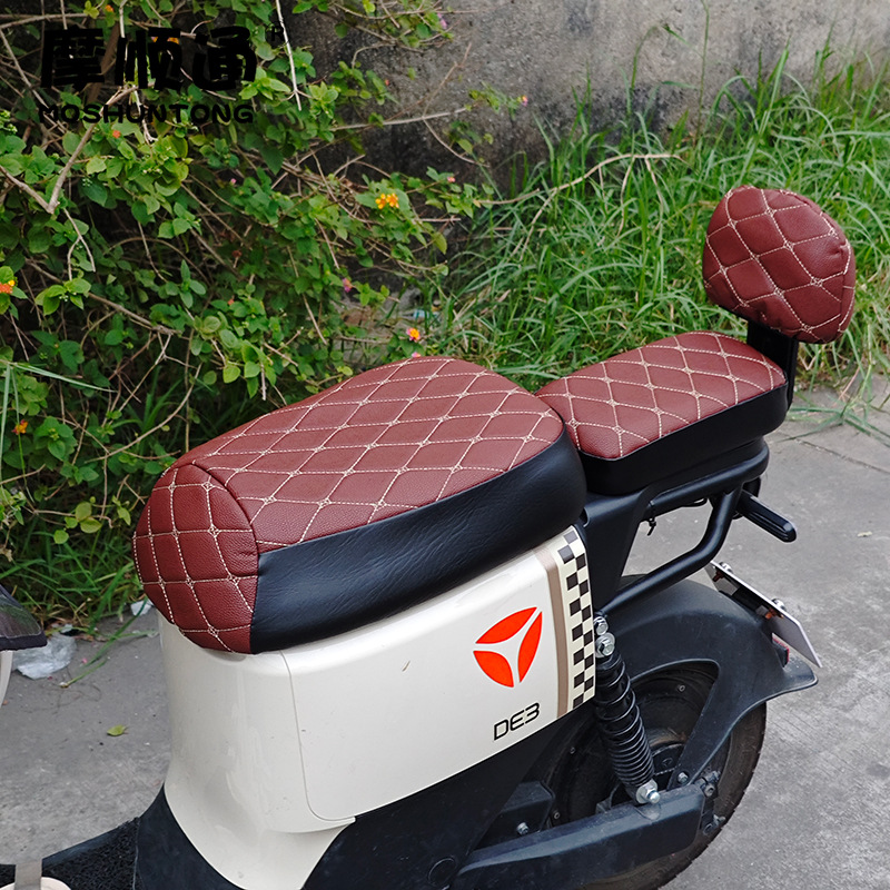 New National Standard Electric Vehicle Seat Cover, Warm and Sun-Protective, Suitable for Yadea, Aima, Tailing, Shenyuan, Xinri Electric Vehicles