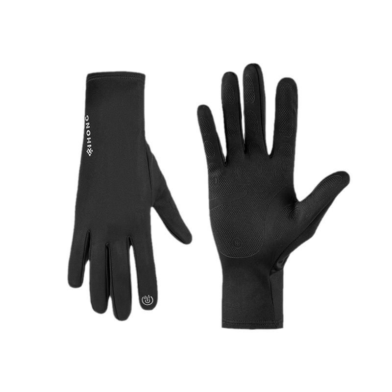 Guantes de esquí de nylon, guantes de pareja antideslizantes para hombres y mujeres, alta elasticidad y extensión transpirable
