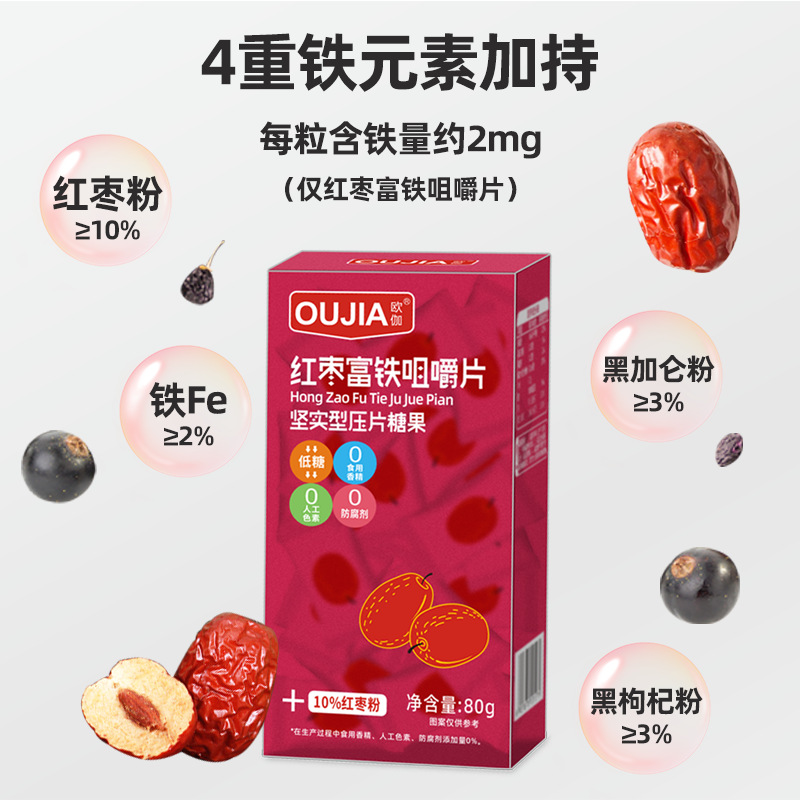 Eu Ga Wei C Chewable Tablets with Dried Tangerine Peel and Elderberry Lemon Flavored Lozenges, 0 Artificial Flavors and Colors, No Mint, Boxed Wholesale, Sugar-Free Candies