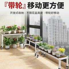 錬鉄製植物スタンド屋内床置き多機能モバイル収納ラック緑の植物植木鉢ブラケットバルコニー組み合わせフラワースタンド