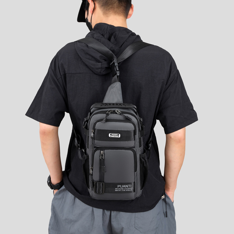 Bolsa de pecho de gran capacidad para hombres transfronterizos, bolsas deportivas de alta calidad para montar, bolsas de hombro para viajar, mochila