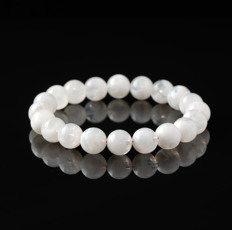 7a natural blue needle snowflake ghost bracelet / 8mm