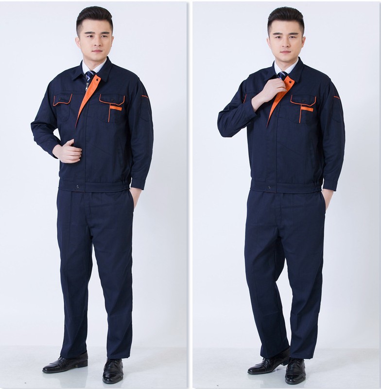 Spring, Autumn, and Winter Long sleeved Work Suit Set for Men and Women, Construction Site, Automobile Repair Shop Suit, Electric Welder Suit, Wear-resistant Labor Protection Suit