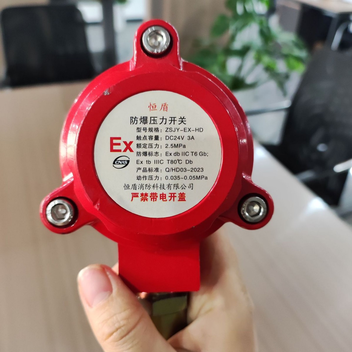 恒盾 防爆压力开关ZSJY-EX-HD