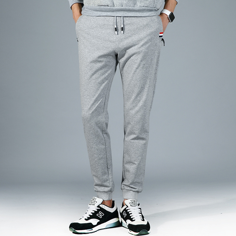 Pantalones Casuales Harem Nueve Cuartos de Algodón para Hombre image 4