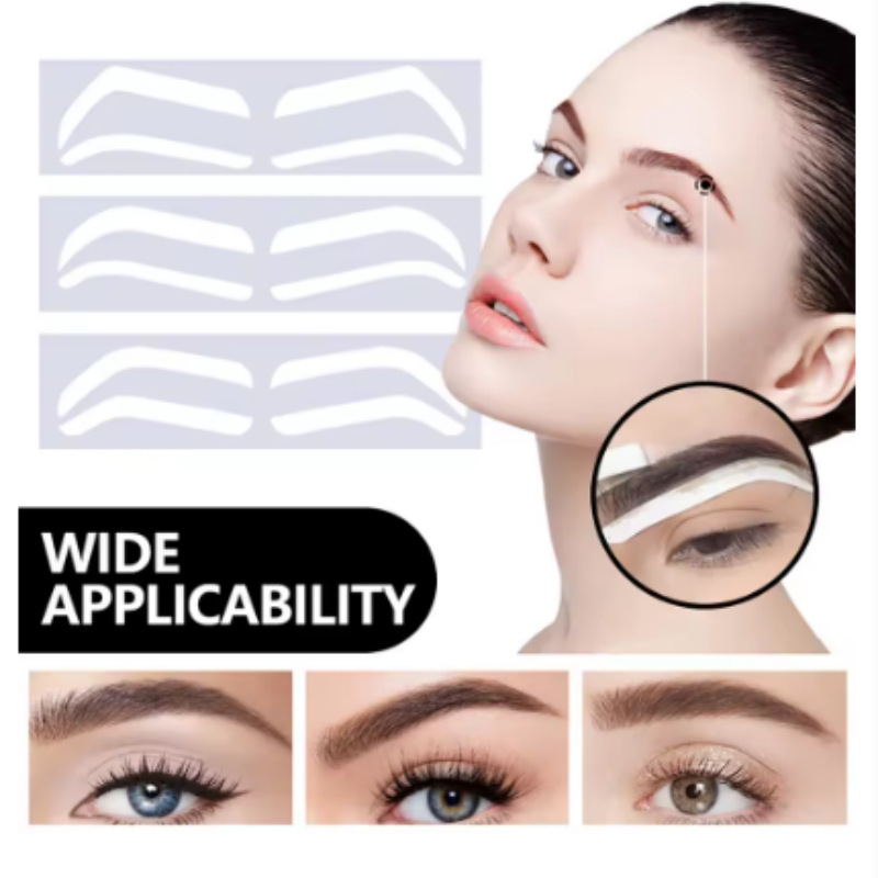 Embroidery Disposable Eyebrow Tattoo Auxiliary Sticker Makeup Positioning Eyebrow Painted Thrush Fixed-point Eyebrow Design Positioning Sticker
