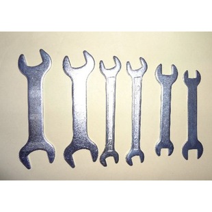 Factory direct supply/8-10 sheet open-end wrench with machine wrench, matching tool specifications full double-ended wrench