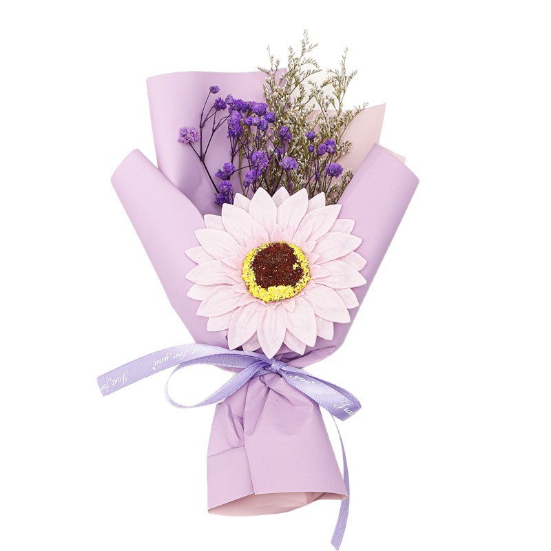 Sanba mini jabón flor pequeño ramo diosa Festival maestro girasol estrellado flor seca caja de regalo a juego al por mayor