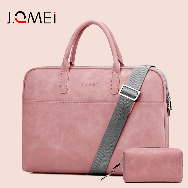 2025 New Shoulder Laptop Bag 13.3inch iPad Liner Bag Cross-Border Fashion Pu16 Inch Briefcase