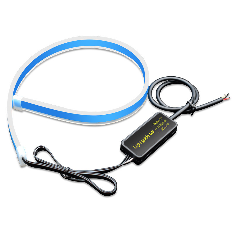 12v auto ceja luz de arranque escanear luz diurna corriente luz de dirección barra de guía de luz modificada luz de corriente led de brillo ultra alto