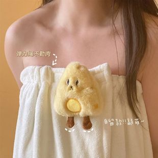 Ins Style Bath Towel for Women, Wearable and Wrapable for Adults, Absorbent, Quick-Drying, Long Bath Skirt, Hair Drying Cap, Two or Three-Piece Set, High Appearance