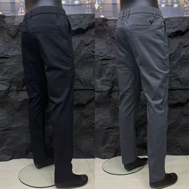 2025新款高品质舒适百搭宽松透气时尚高端潮流男士西裤休闲裤