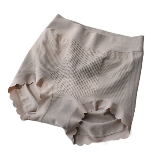 High waist tummy control seamless underwear for women pure cotton antibacterial cotton crotch lift hip wrap plus size girls briefs wholesale