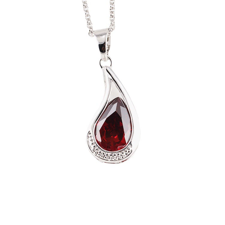 Zirconium, high quality pendant, copper fashionable creative stone inlay