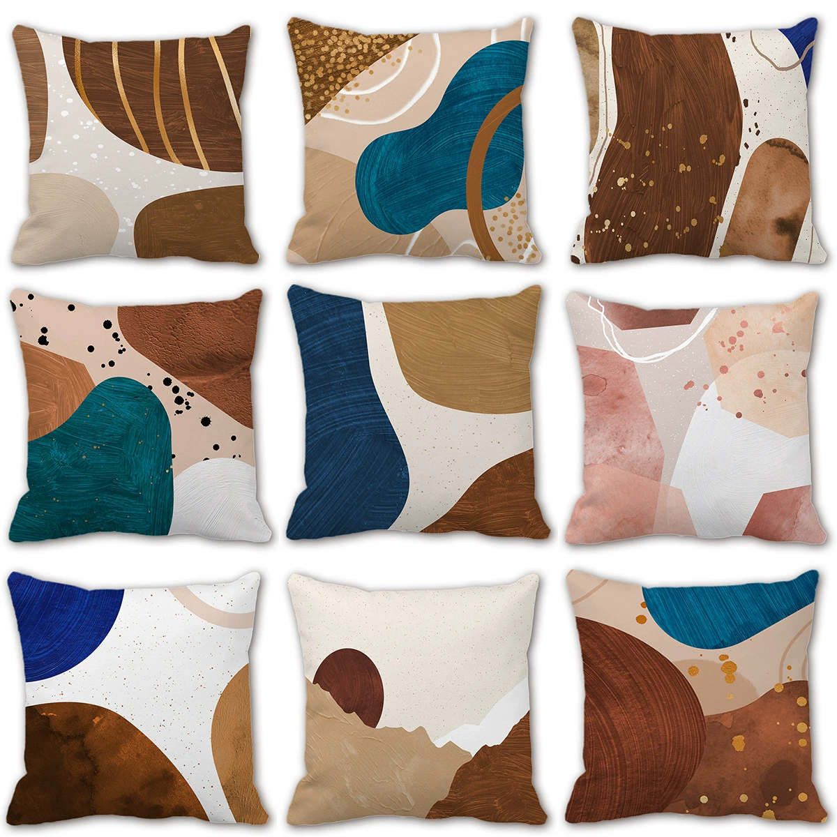 Трансграничные геометрические нерегулярные легкие экстравагантные скандинавские подушки Модельный номер отеля Декор дивана спинки эркер