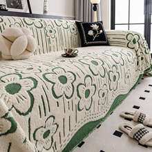 2025新款沙发盖布舒棉绒加厚保暖沙发巾防滑沙发套罩直排沙发垫