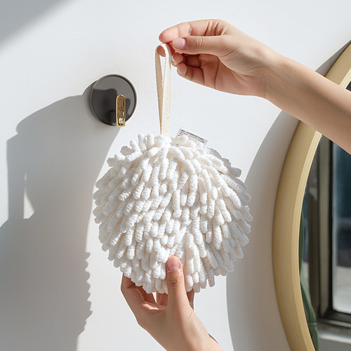Factory chenille hand towel absorbent soft hanging hand towel supply kitchen bathroom handkerchief 