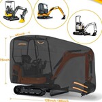 迷你挖掘机罩适用于 Bobcat E20/Kubota KX015-4/John Deere 17 P