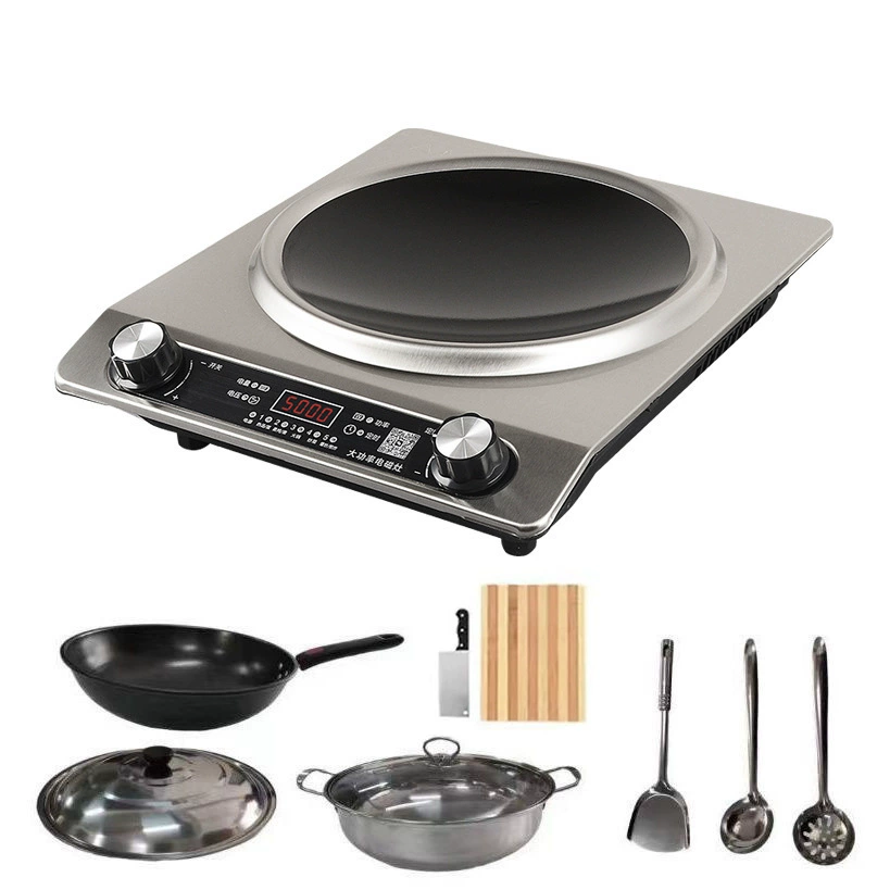 Concave induction cooker electric ceramic furnace household commercial fire high power multi-function fire one piece gift cross-border