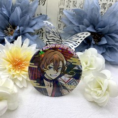 文豪野犬太宰治中原中也周邊吧唧碎玻璃馬口鐵日谷底徽章穀子新一