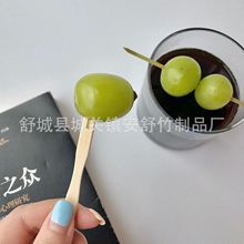 100支/包厂家直销一次性水果叉水果串竹签爱心花结串草莓水果叉