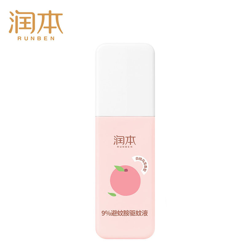 Fresh Peach Oolong Scented Insect Repellent Mist with Natural Fragrance, Portable Outdoor 75ml