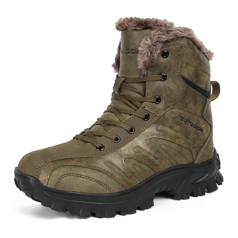 2022 otoño e invierno nuevo ocio deportes de los hombres al aire libre cómodo zapatos de algodón caliente moda botas de nieve al aire libre senderismo zapatos