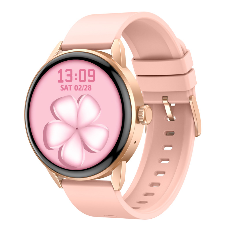 Live Broadcast Popular Smart Watch New Women's Round Screen Bluetooth Call Nfc Step Counting Heart Rate Blood Oxygen Sports Watch