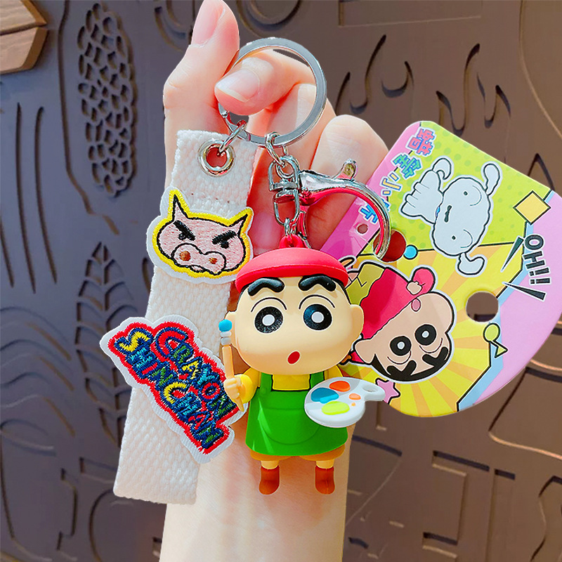 本物のクレヨンしんちゃん恋人ビスケットシリーズキーホルダーかわいいバッグペンダント車のキーチェーンギフト卸売|undefined