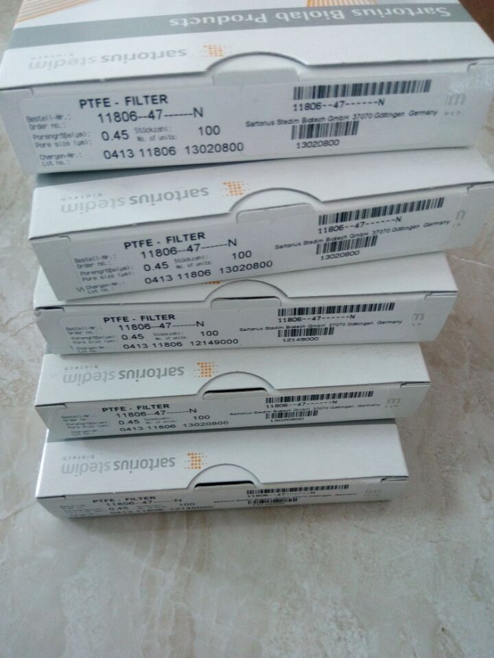 PTFE微孔滤47mm 0.45um 溶剂过滤颗粒物过滤11806-47N - 赛多利斯
