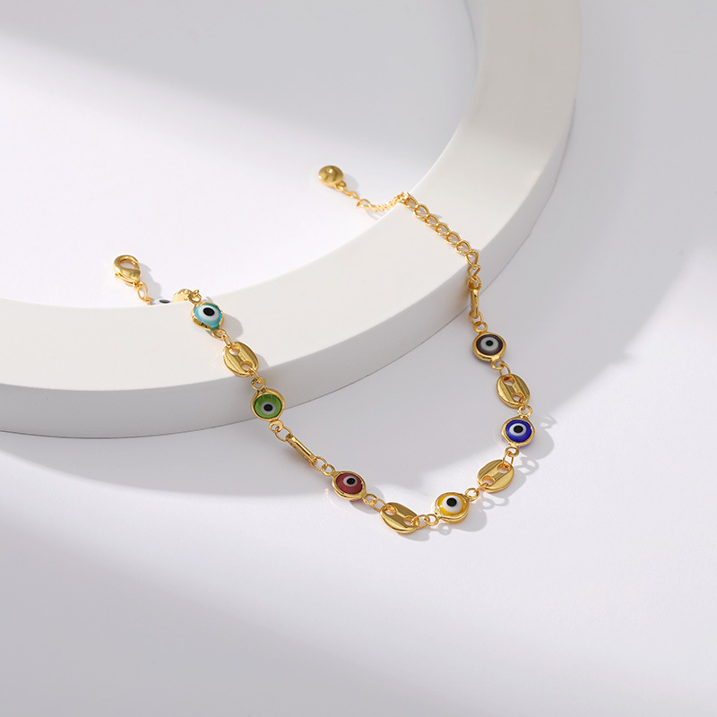 Retro Devilu0027S Eye Copper Plating Bracelets 1 Piece