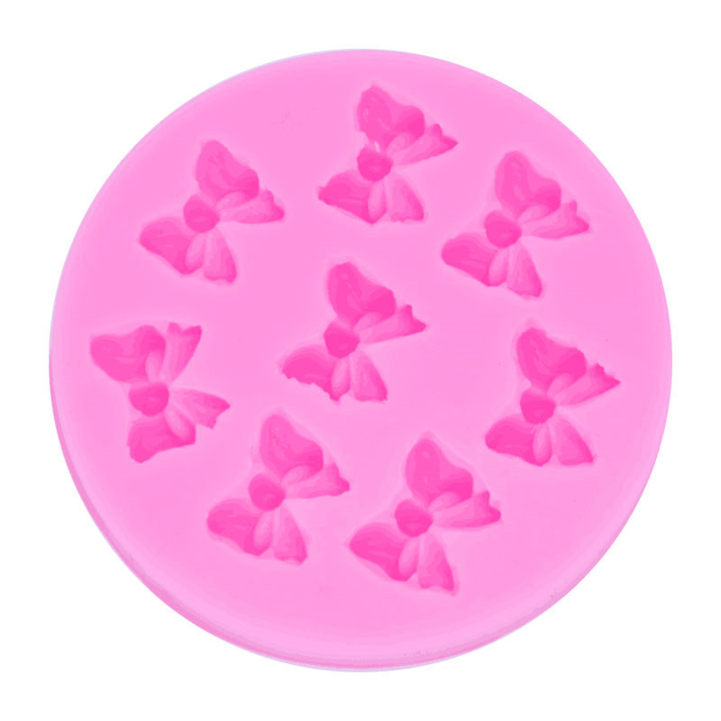 Bowknot girasol flor Rosa molde de silicona fondant molde de chocolate decorativo