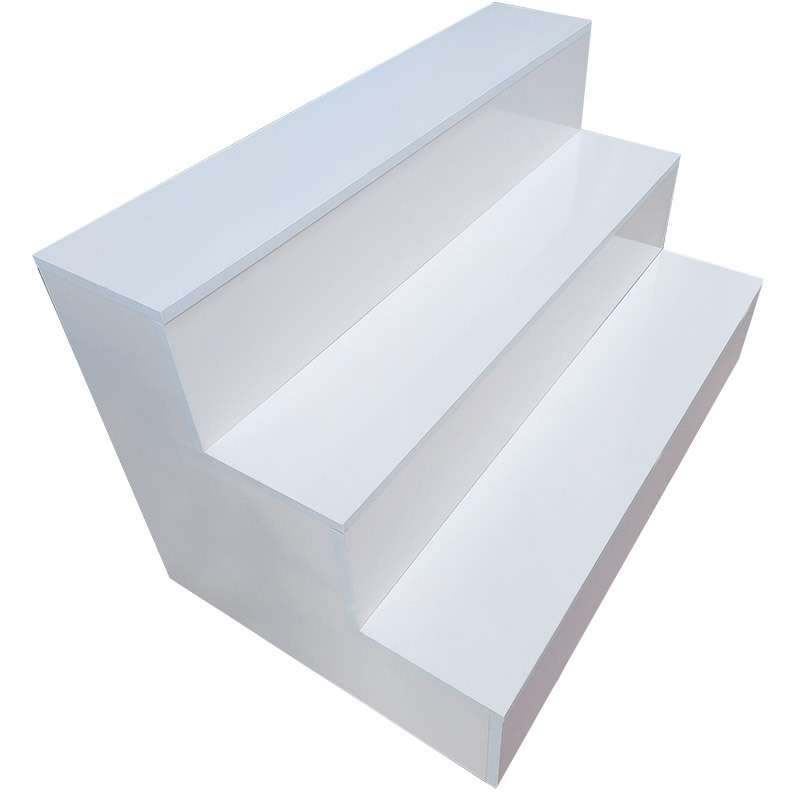 批发台阶型中岛柜梯形货架阶梯展示架鲜花店置物架鞋帽展架礼品展