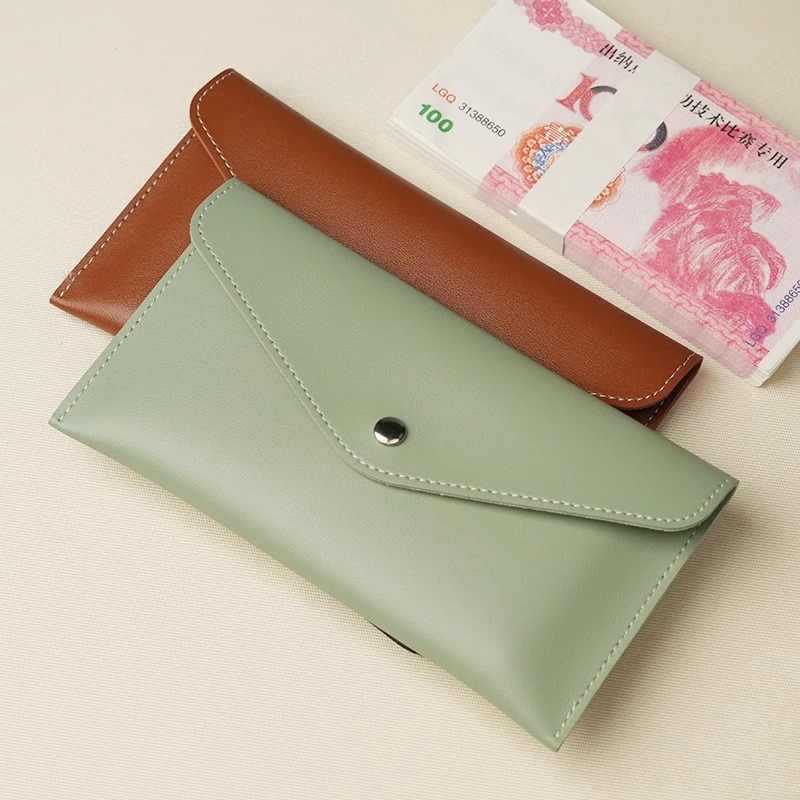 Long Wallet Women's Driver's License Document Passbook Storage Bag Men's Wallet Simple Large-Capacity Clutch Bag