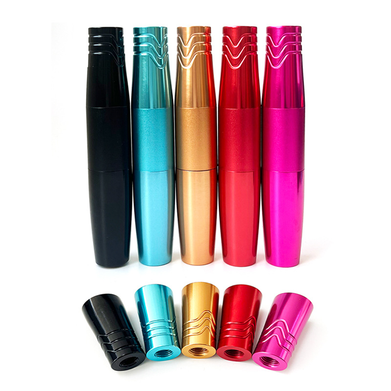 Doble cabeza tatuaje pluma fina tatuaje máquina