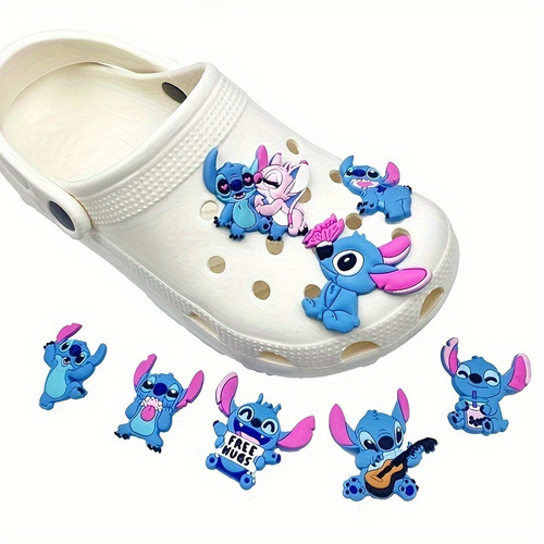 Stitchy Hole Shoes Accessories PVC Soft Rubber DIY Shoe Flower Shoe Buckle Decorative Buckle Accessory Shoe Decoration