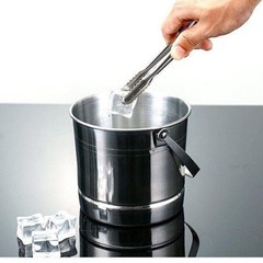 不锈钢冰块桶酒吧KTV商用带冰隔红酒啤酒冰桶会所手提干冰冰粒桶