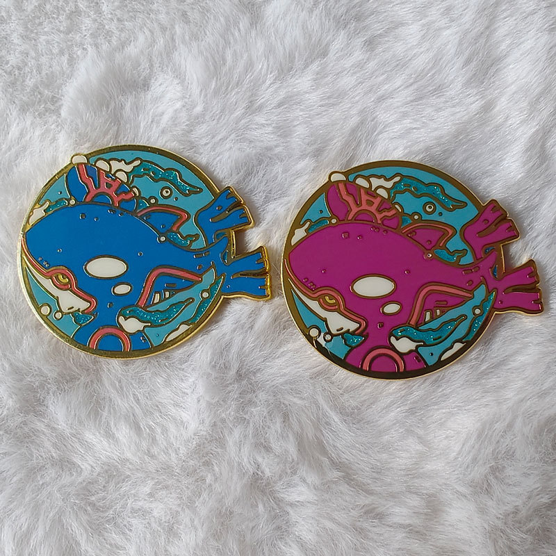 Pokémon Brooch, Pet Elf, Alien World Monster Elf, Metal Backpack Enamel Pin Decorative Badge
