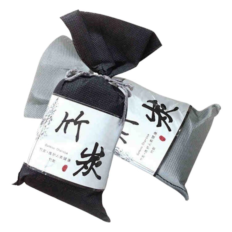 Японский 100 г автомобиль дезодорирующий бамбуковый уголь мешок для очистки воздуха украшения новый дом новый автомобиль дезодорирующий активированный уголь мешок