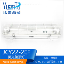 泰航船用双管荧光舱顶灯JCY22/32/42/ZYC22-2/2E/2EF应急网罩正品