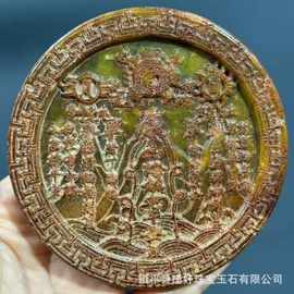 批发老岫玉仿古玉山海镇挂件仿古玉挂件摆件饰品直播间货源