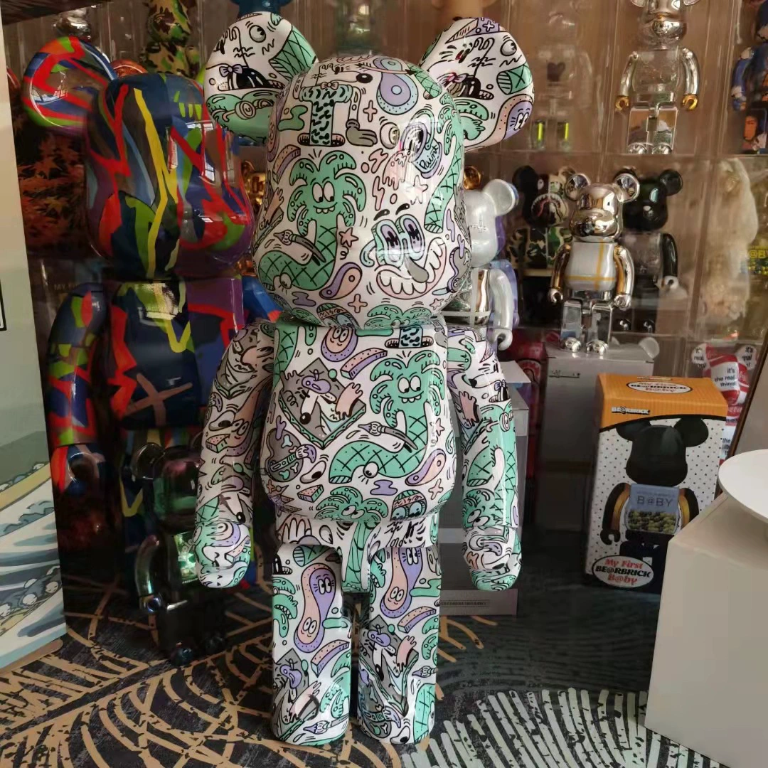 Bearbrick 1000% Watermelon Strawberry Net Red Star Red Star Same Blocks Starry Starry декоративная подвесная игрушка для дома