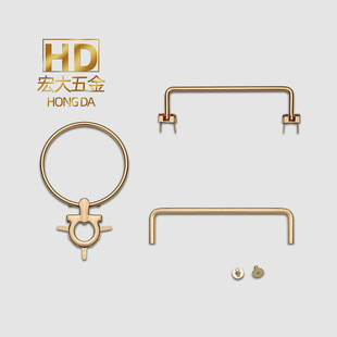 DIY luggage handle gift box iron handle packing box handle moon cake box hardware accessories