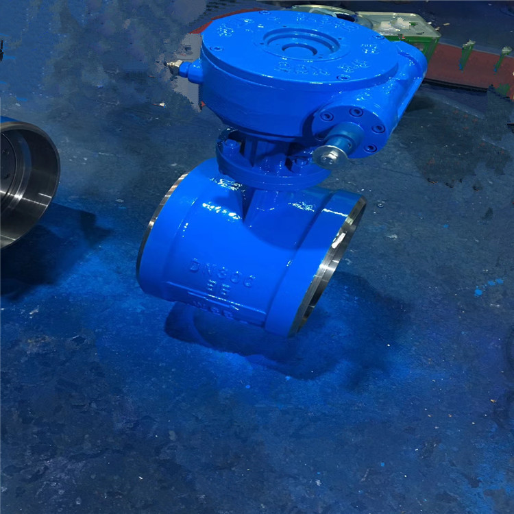 金属硬密封焊接蝶阀 手动涡轮三偏心蝶阀 D363H-6C D363H-10C