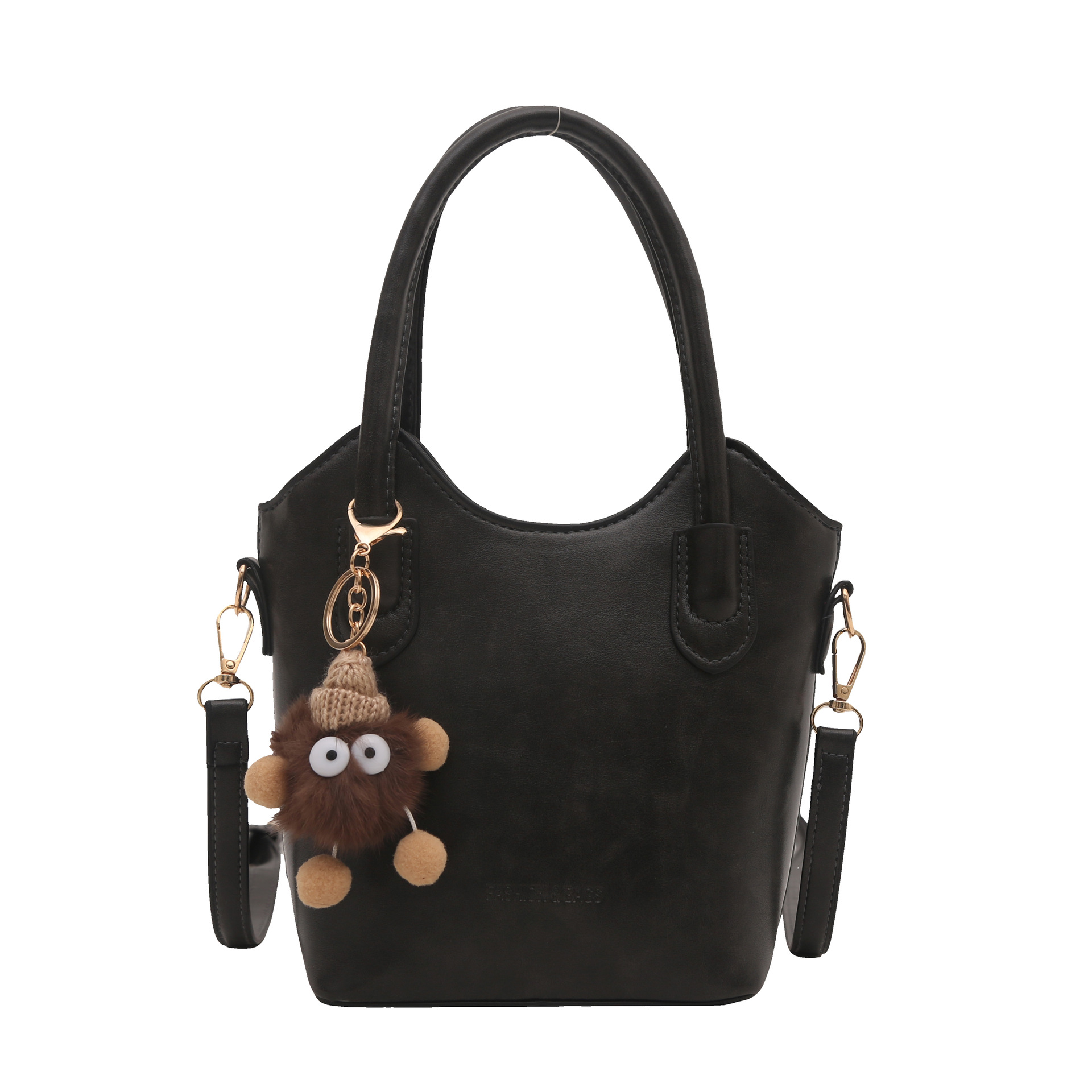 Bolso de moda retro, bolso de mano, bolso de hombro, bolso de cubo, bolso de mujer 2024, bolso de color sólido