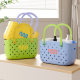 Dormitory Wash Portable Women's Bathroom Drain Storage Basket Bathroom Large Bath Basket Large Capacity Fruit Storage Basket