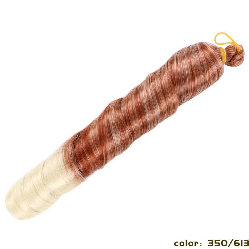 Loose Wave Braiding Curly Peruca Curly French Curls Trenzado nuevo estilo francés